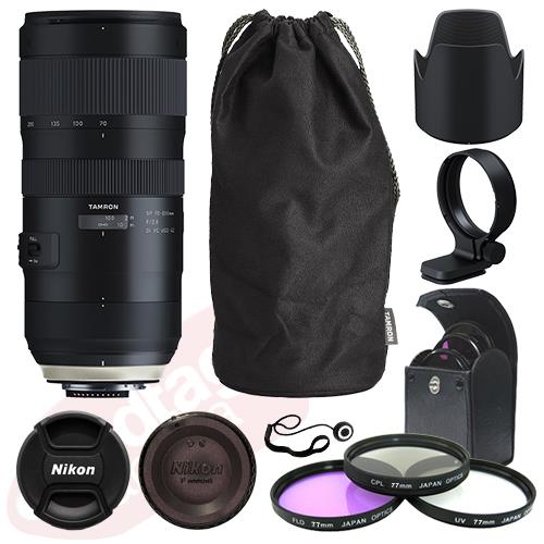 Tamron SP 70-200mm f/2.8 Di VC USD G2 Lens for Nikon F + Deluxe Accessory Kit