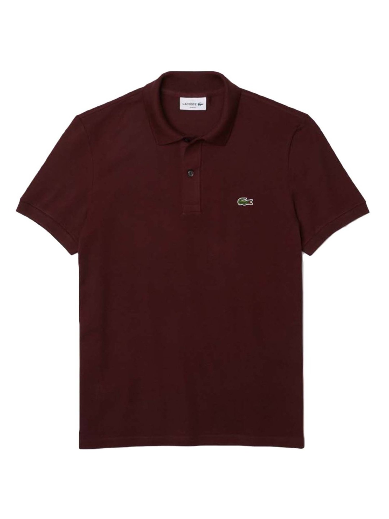 Lacoste Brown Cotton Slim Fit Polo T-Shirts
