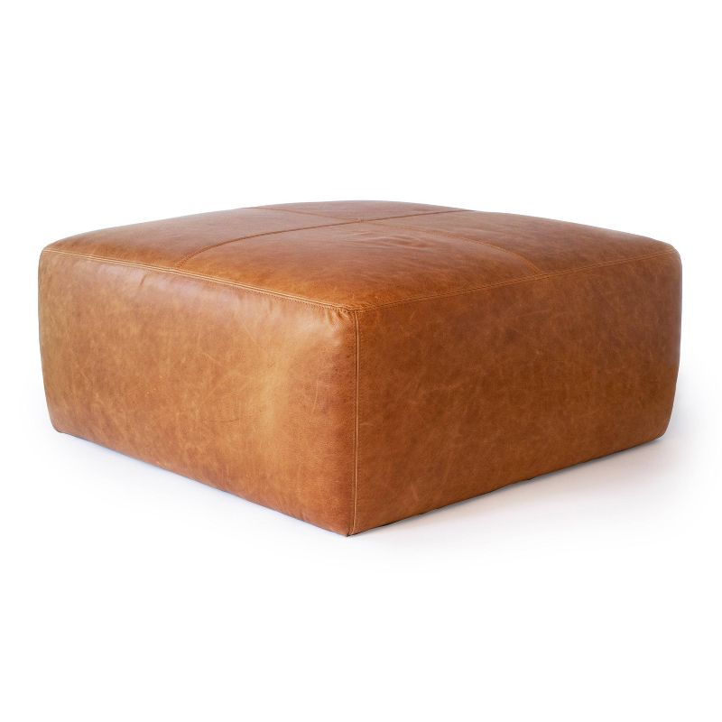 Yosemite Ottoman Cognac Tan - Poly & Bark