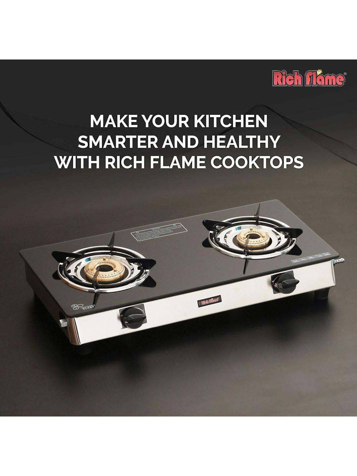 Range Kleen 4pc Porcelain Drip Pan Set Black