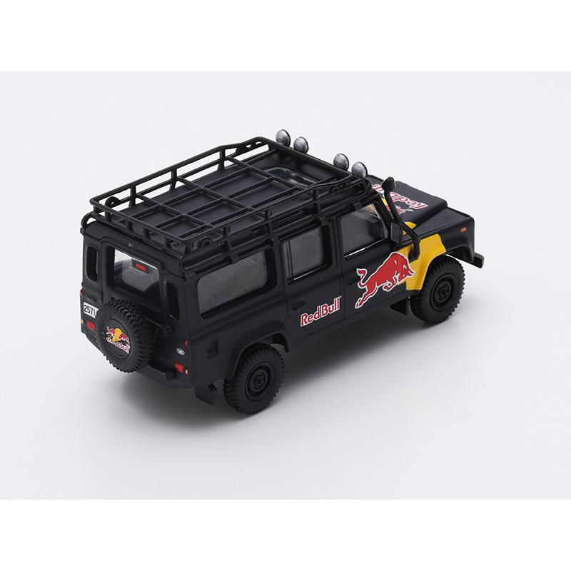 Land Rover Defender 110 "Red Bull LUKA" Black Limited Edition to 3000 pieces 1/64 Diecast Model Car by True Scale Miniatures
