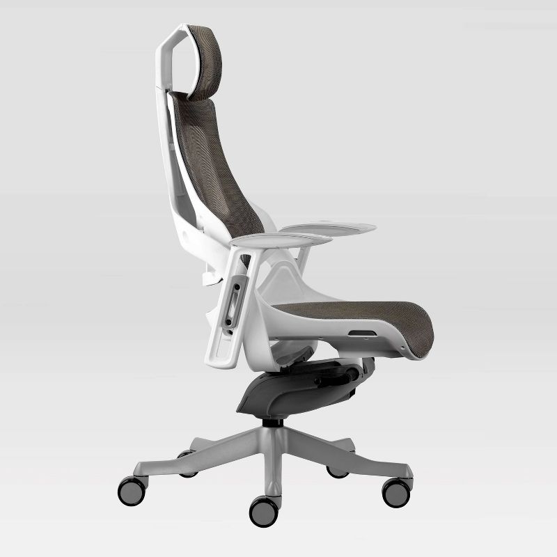Lux Ergonomic Executive Chair Gray - Techni Mobili