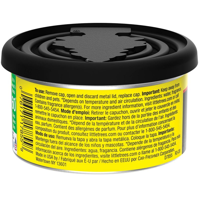 Little Trees Black Ice Fiber Can Air Freshener