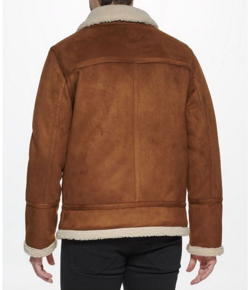 Calvin Klein B-3 Faux-Shearling Jacket
