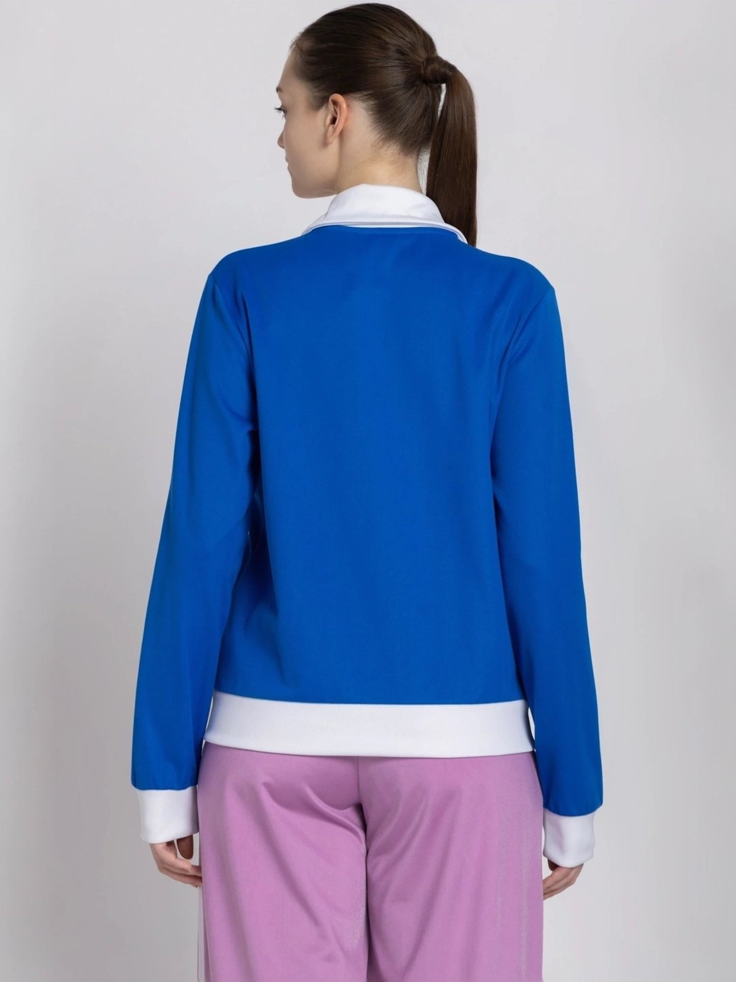 Adidas Originals Blue Striped Sports Jacket