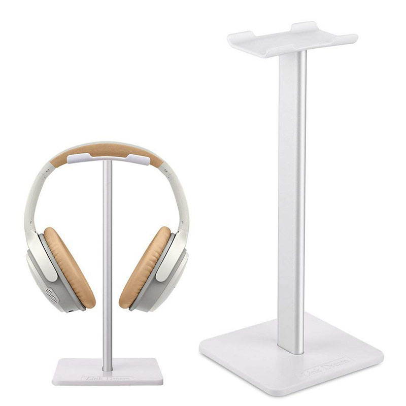 EnLabs Headphone Stand/Holder,Universal Aluminum Gaming Earphone Mount,Headset Showing Display Stand Hanger for All Headphone Size &ndash;White