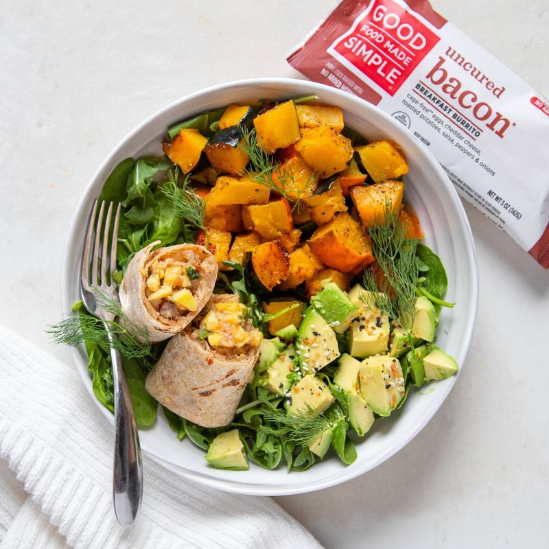 Good Food Made Simple All Natural Bacon, Egg & Cheese Breakfast Frozen Burrito - 5oz