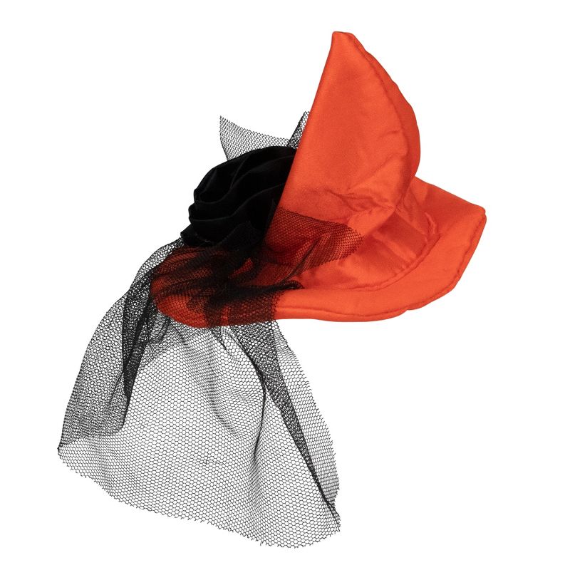 Northlight 8" Orange Hair Barrette Costume Accessory