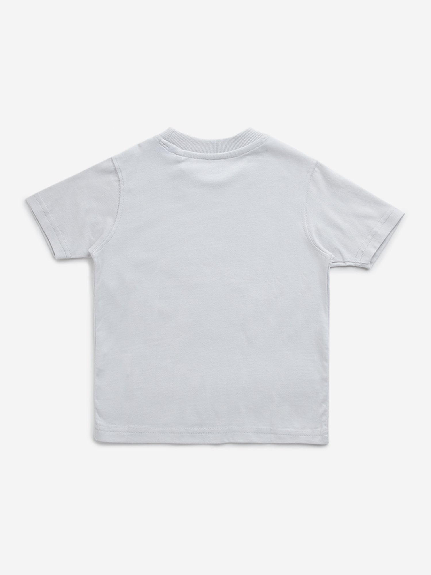 HOP Kids by Westside Grey Sports-Inspired Cotton T-Shirt