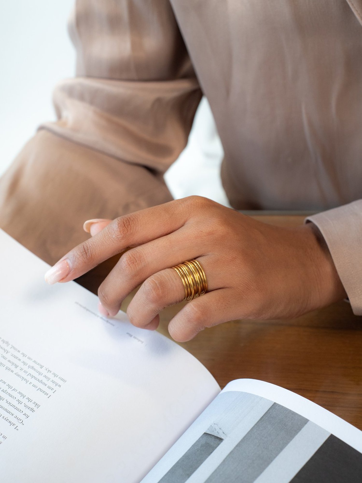 Perfectly Average Coil Ring