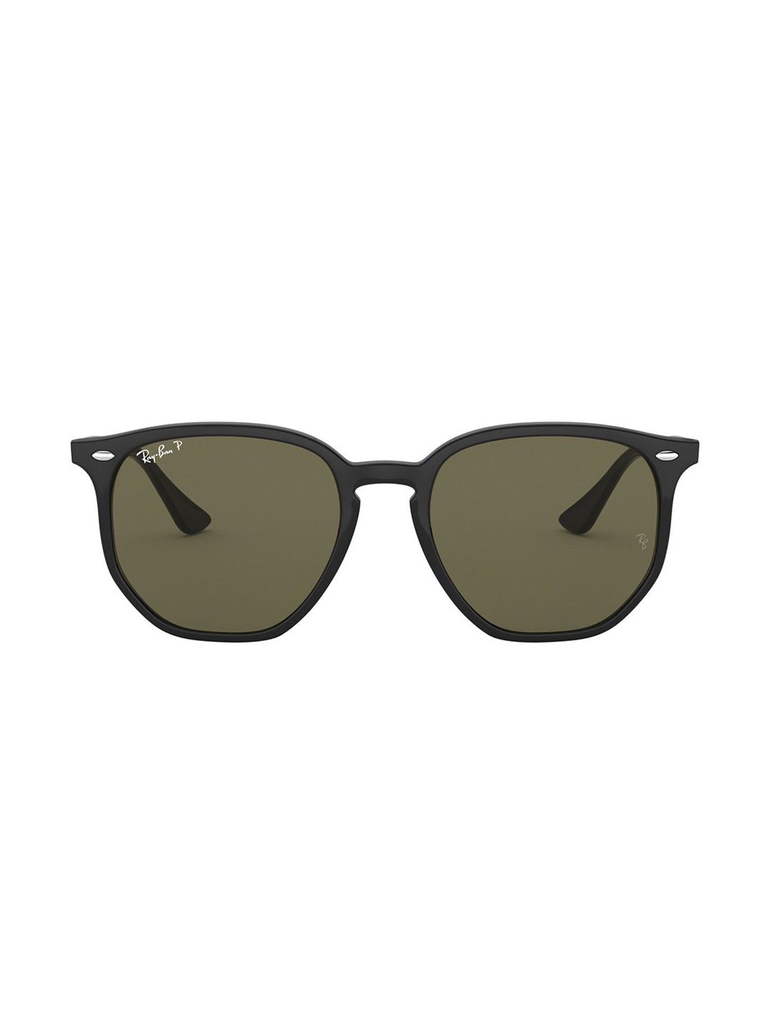 RAY-BAN Unisex Polarized Green Lens Irregular Sunglasses - 0RB4306601/9A54