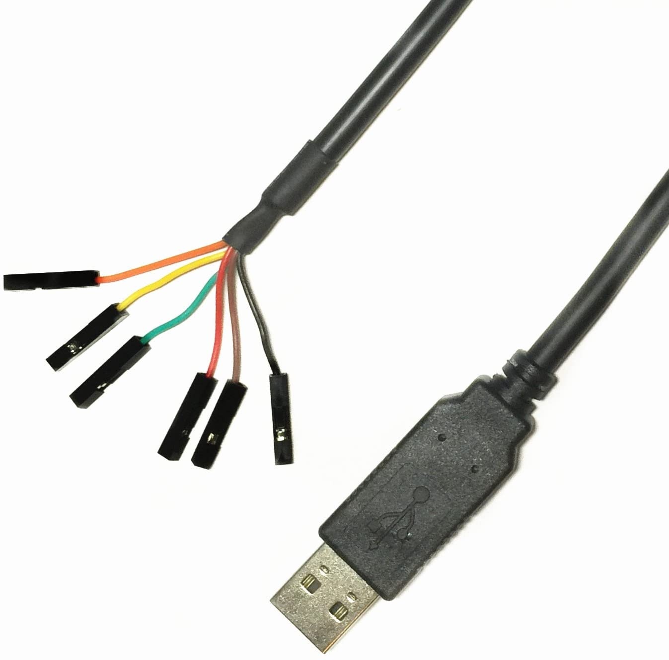 EZsync PL2303TA Chip USB to 5v TTL Serial Cable for Rapsberry Pi TTL-232R-RPI Compatible Debug and Programming Cable EZSync013