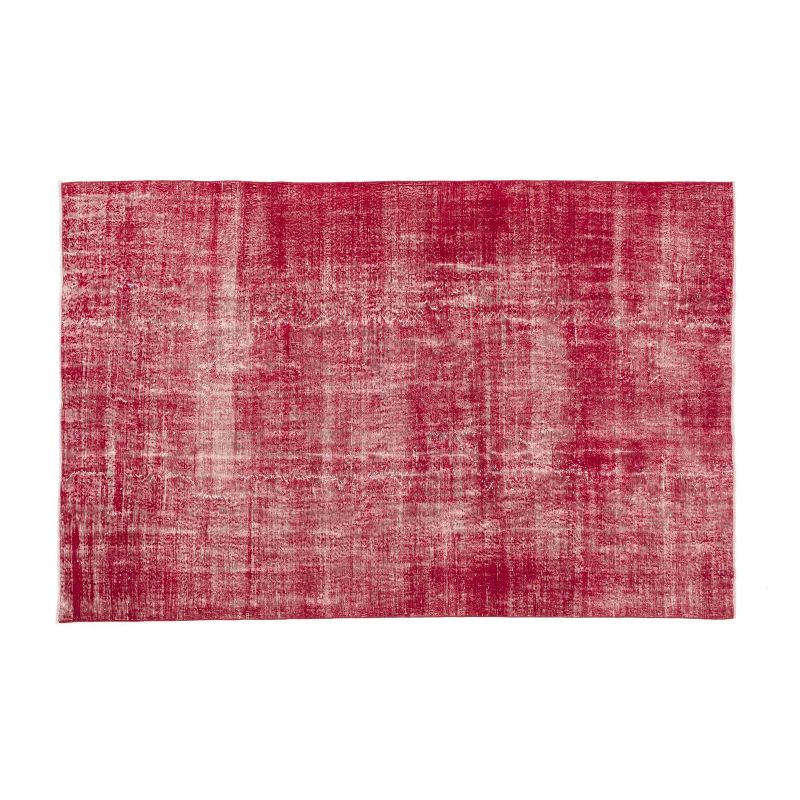 6'4"x9'7" Vintage One-of-a-Kind Iole Rug Red - Revival Rugs