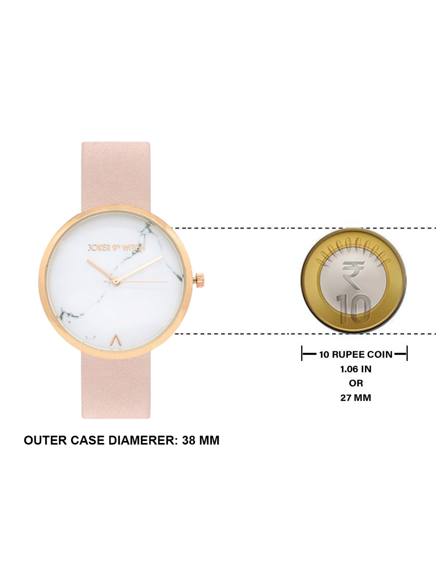 Joker & WItch JWLT582 Analog Watch for Women With Ring, Bracelet