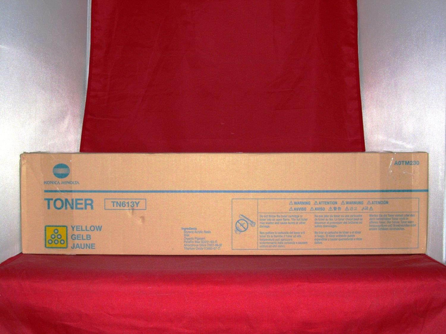 NEW KONICA OEM TONER FOR BIZHUB C552 - 1-TN613Y YELLOW TONER (Printing Supplies)