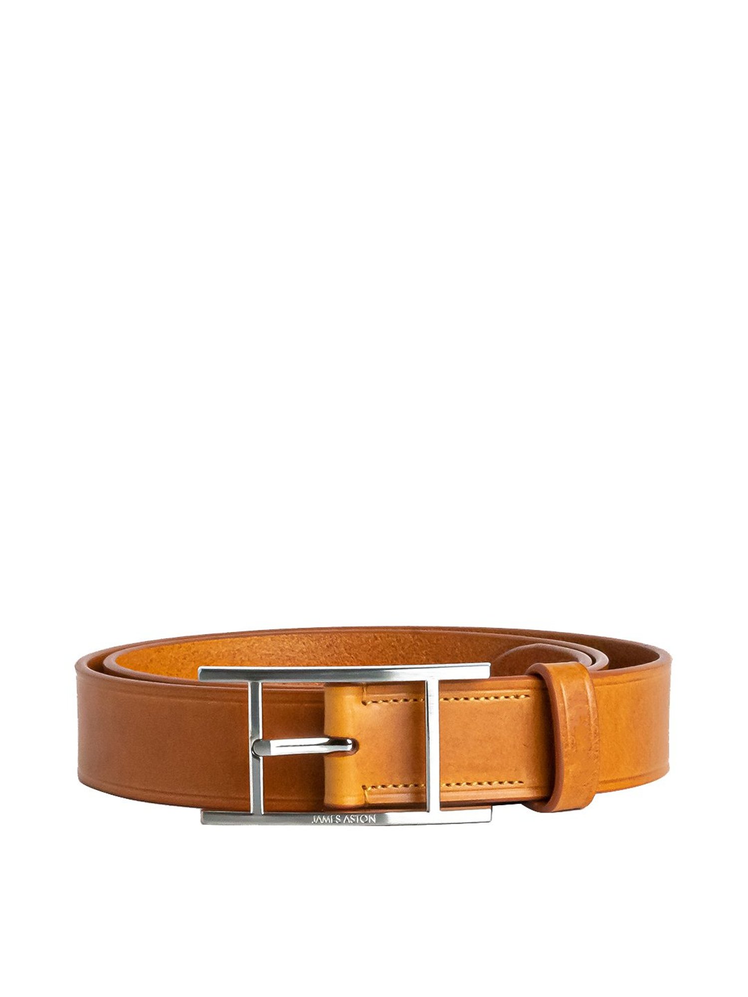 James Aston Tan Leather Waist Belt for Men
