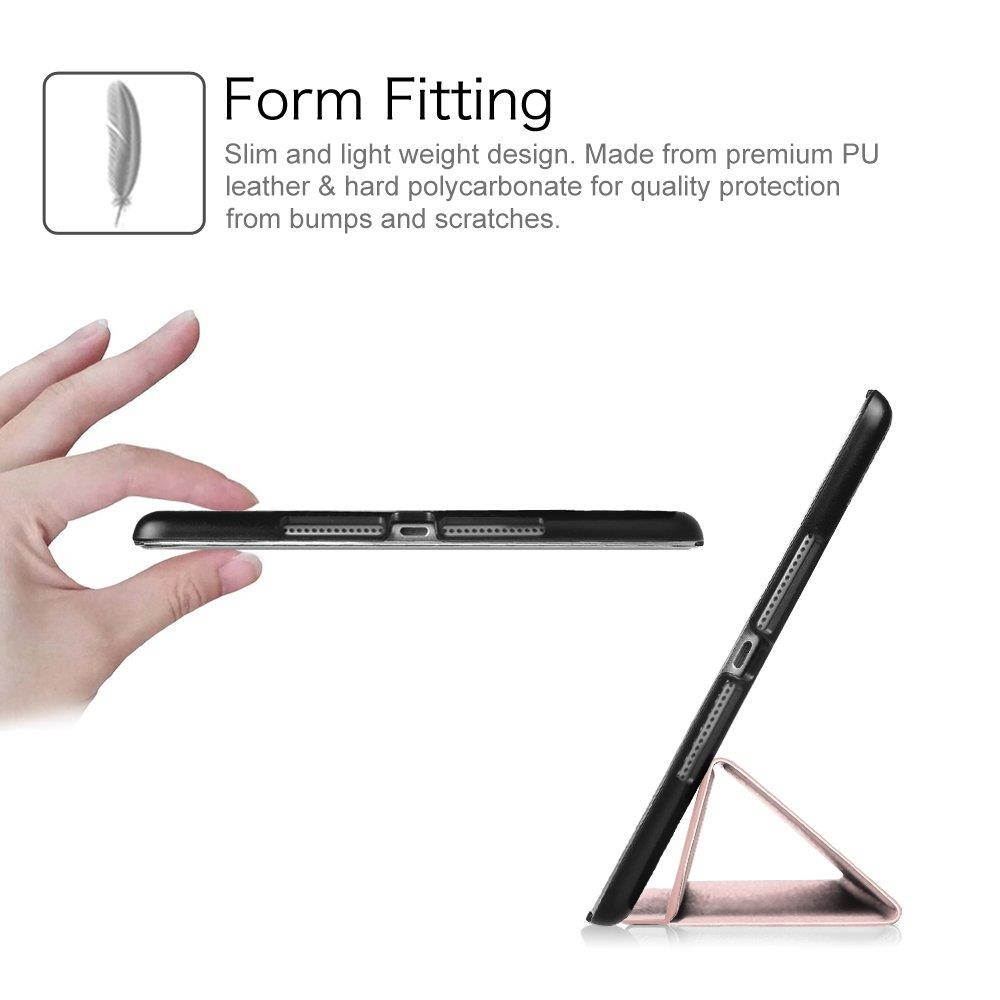 Fintie iPad Air 2 Case - [SlimShell] Ultra Lightweight Stand Smart Protective Cover with Auto Sleep/Wake Feature for Apple iPad Air 2, Rose Gold