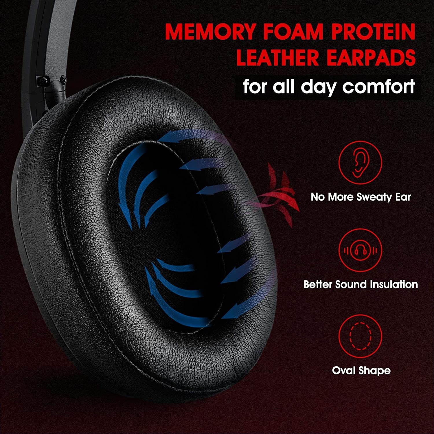 EKSA E3 Air Joy Pro USB Gaming Headphones With 7.1 Surround Sound LED Light 2 in 1 Stereo Gaming headset With Detachable Mic for Xbox/PS4/PC/Phones