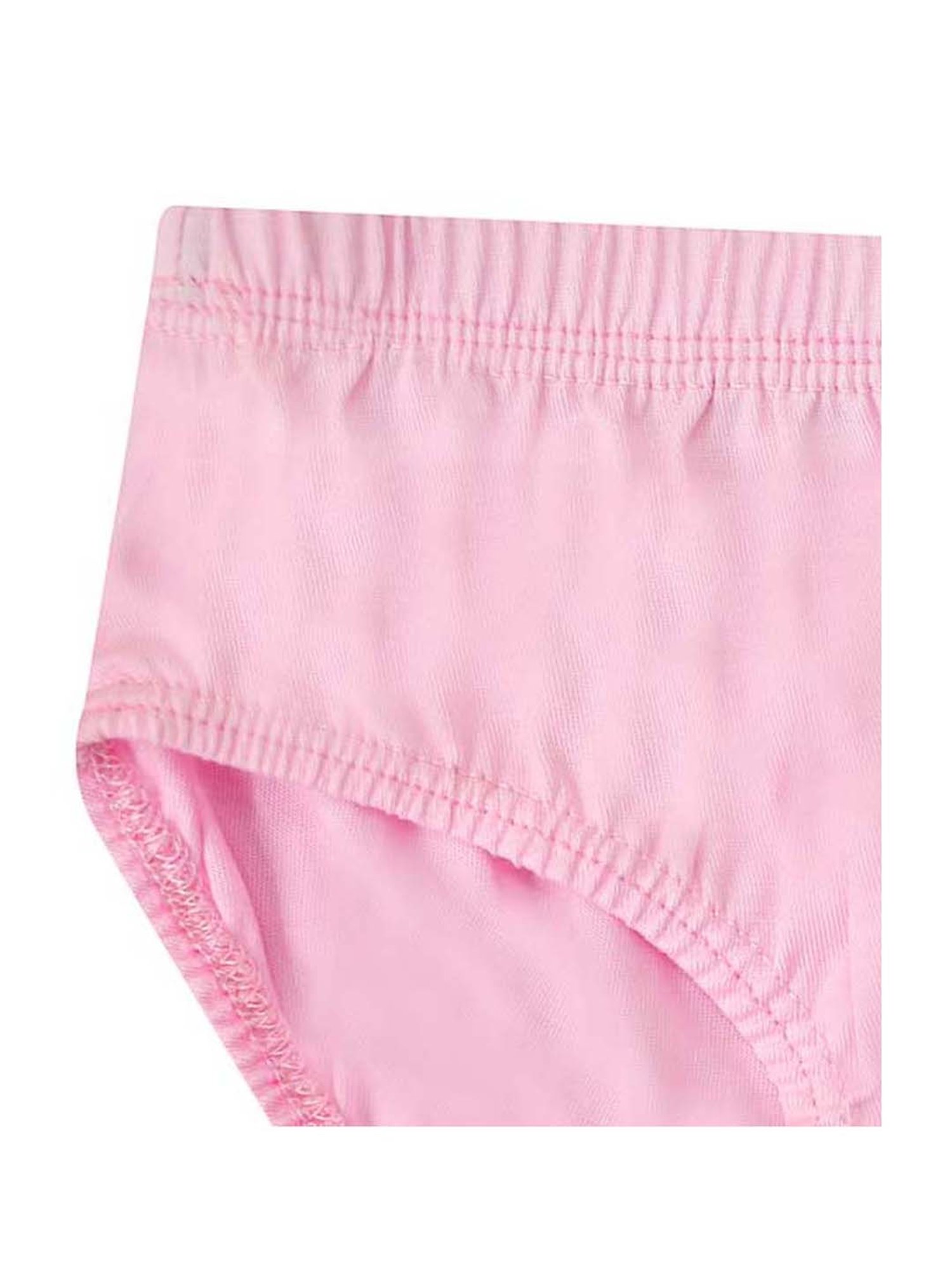 Tiny Bugs Kids Pink Cotton Briefs