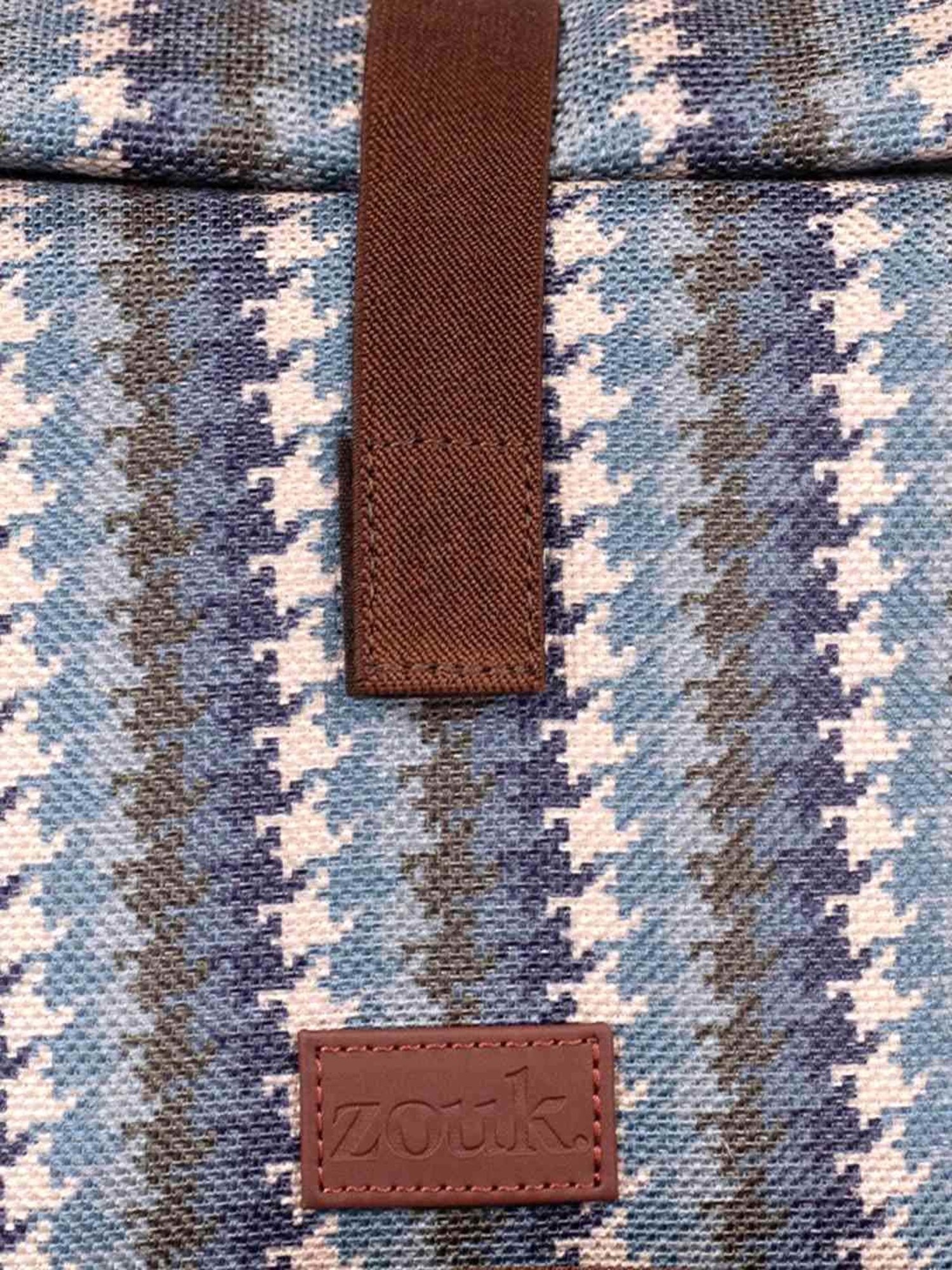 ZOUK Blue Printed Handbag