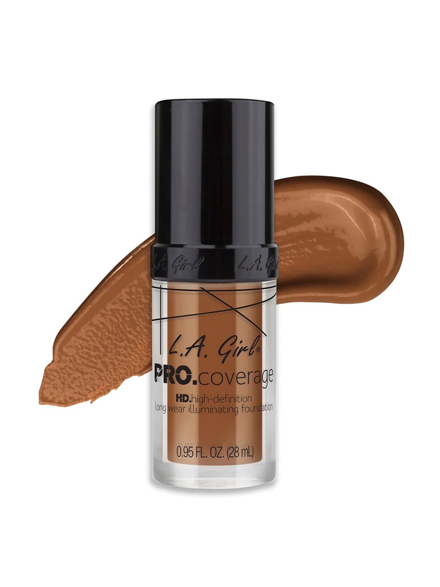 L.A. Girl HD Pro Coverage High-Definition Long Wear Illuminating Liquid Foundation Toast - 28 ml