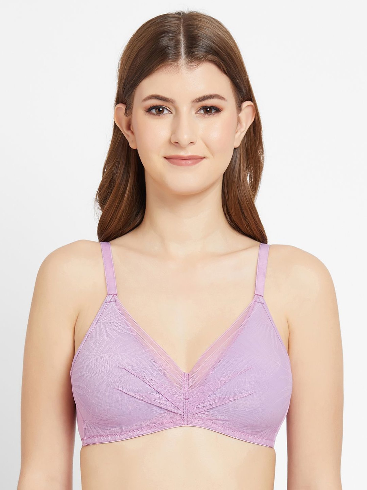 Wacoal Purple Under Wired Padded Plunge Bra