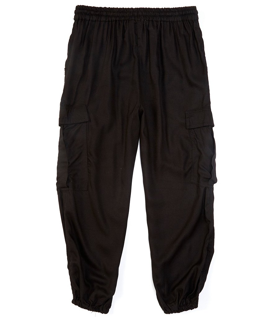 Angie Big Girls 7-14 Tie-Waist Cargo Jogger