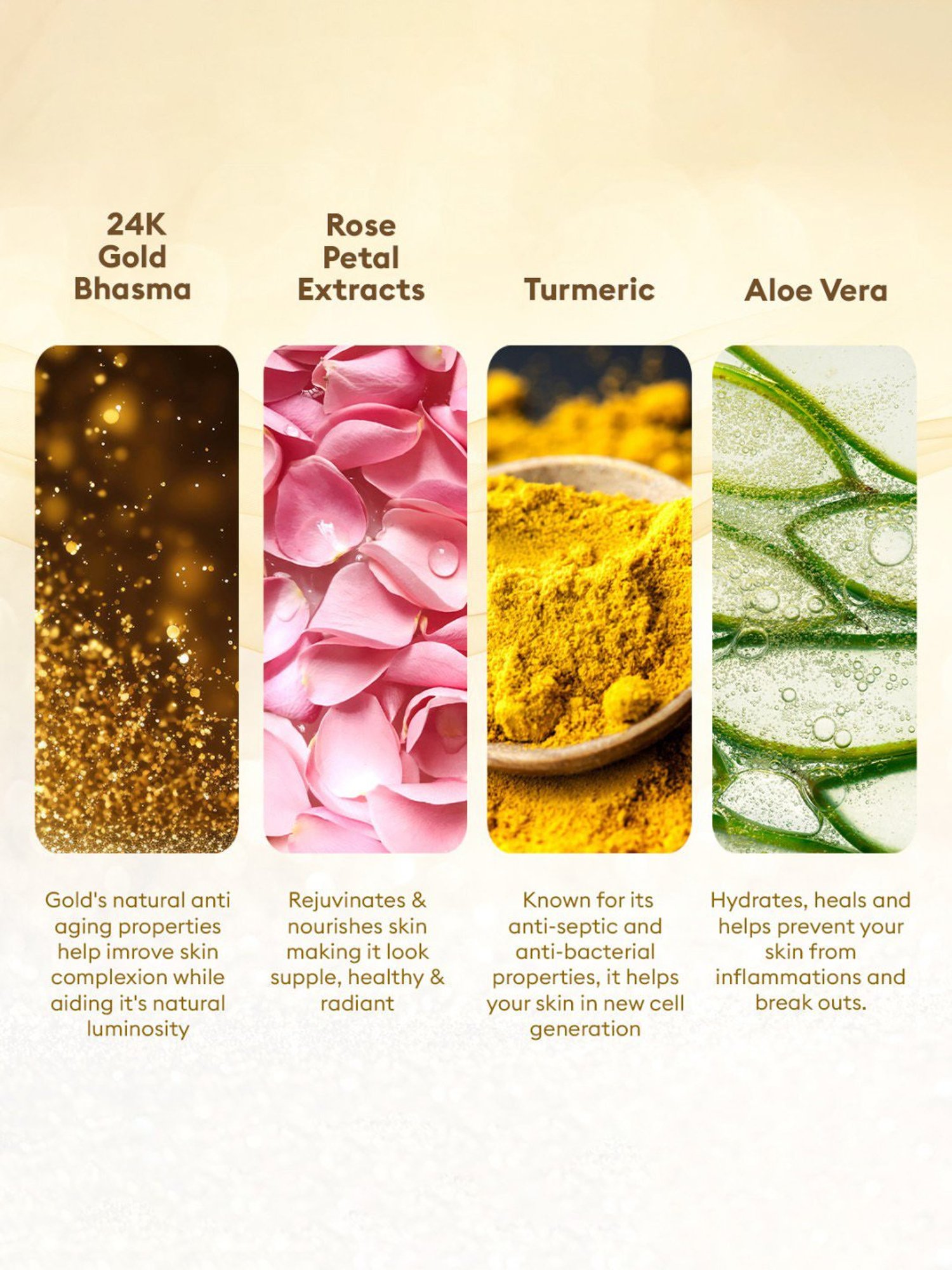 VLCC Gold Facial Kit with Free Rose Water Toner