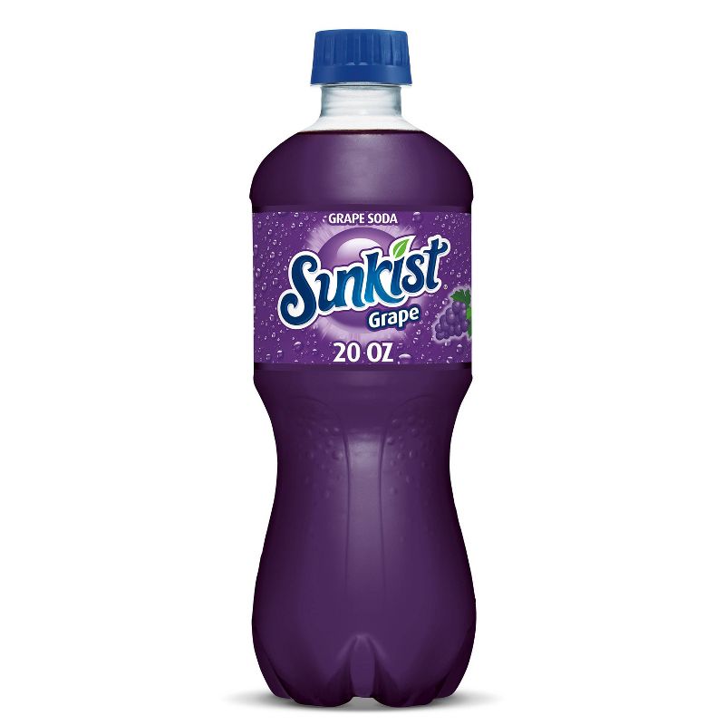 Sunkist Grape Soda - 20 fl oz Bottle