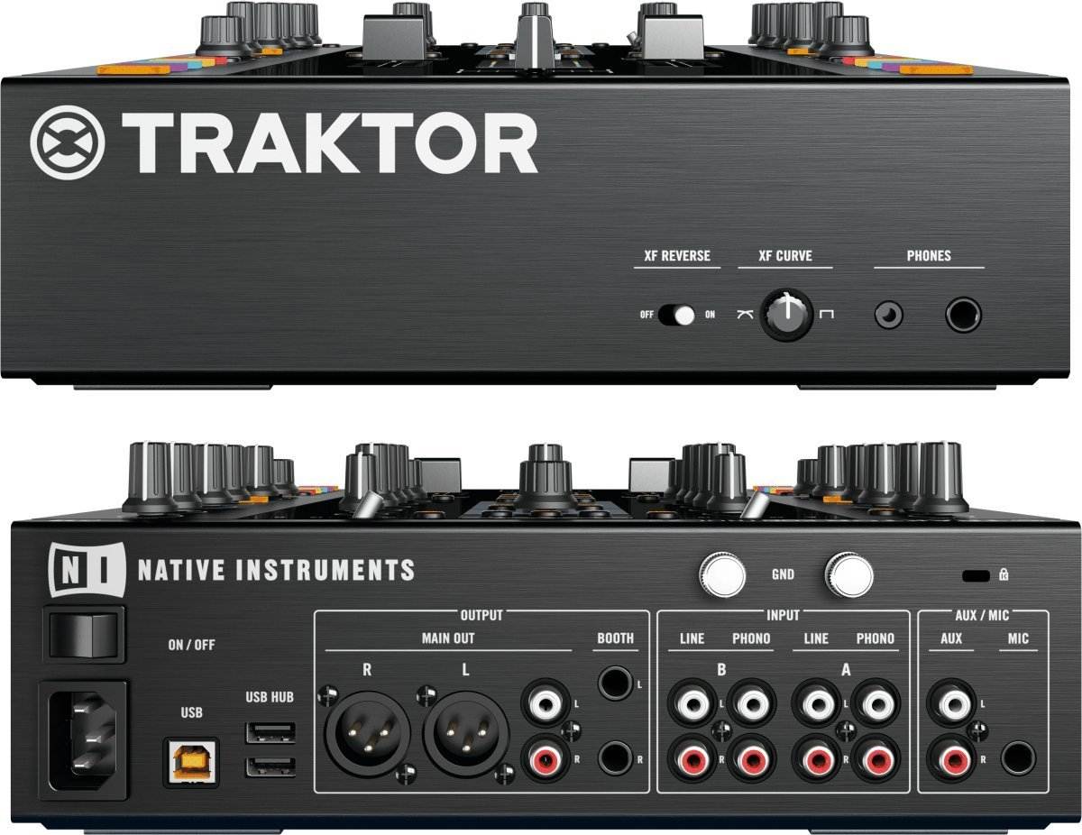 Native Instruments Traktor Kontrol Z2 DJ Mixer + FREE Tascam TH-02 + (2) XLR CABLES 18ft ea