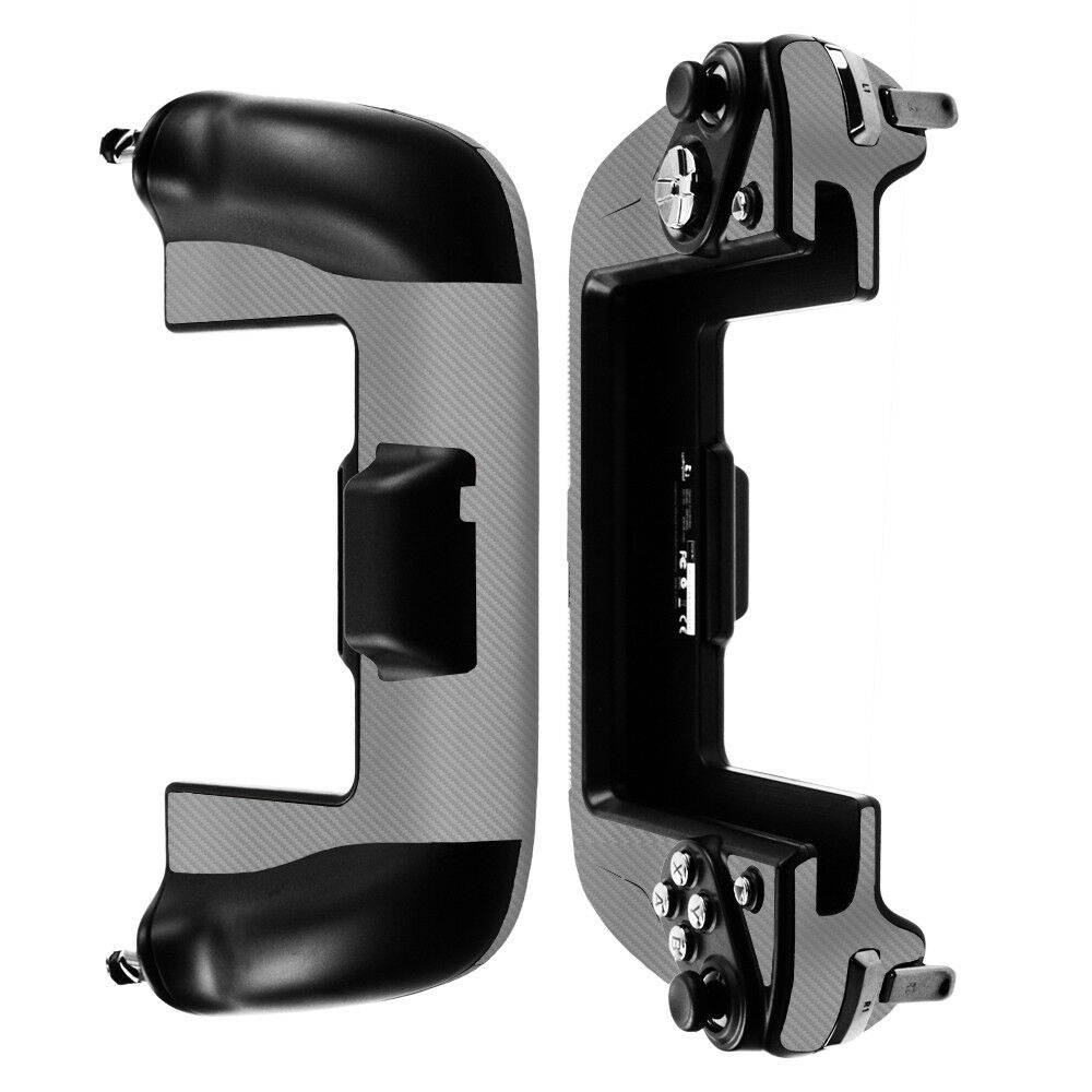 skinomi carbon fiber silver skin+screen guard for wikipad 7" tablet+controller