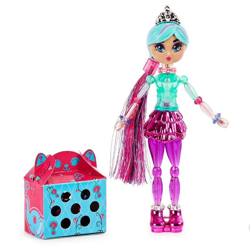 Twisty Girlz Princessa Tessa Transforming Doll to Collectible Bracelet with Mystery Twisty Petz
