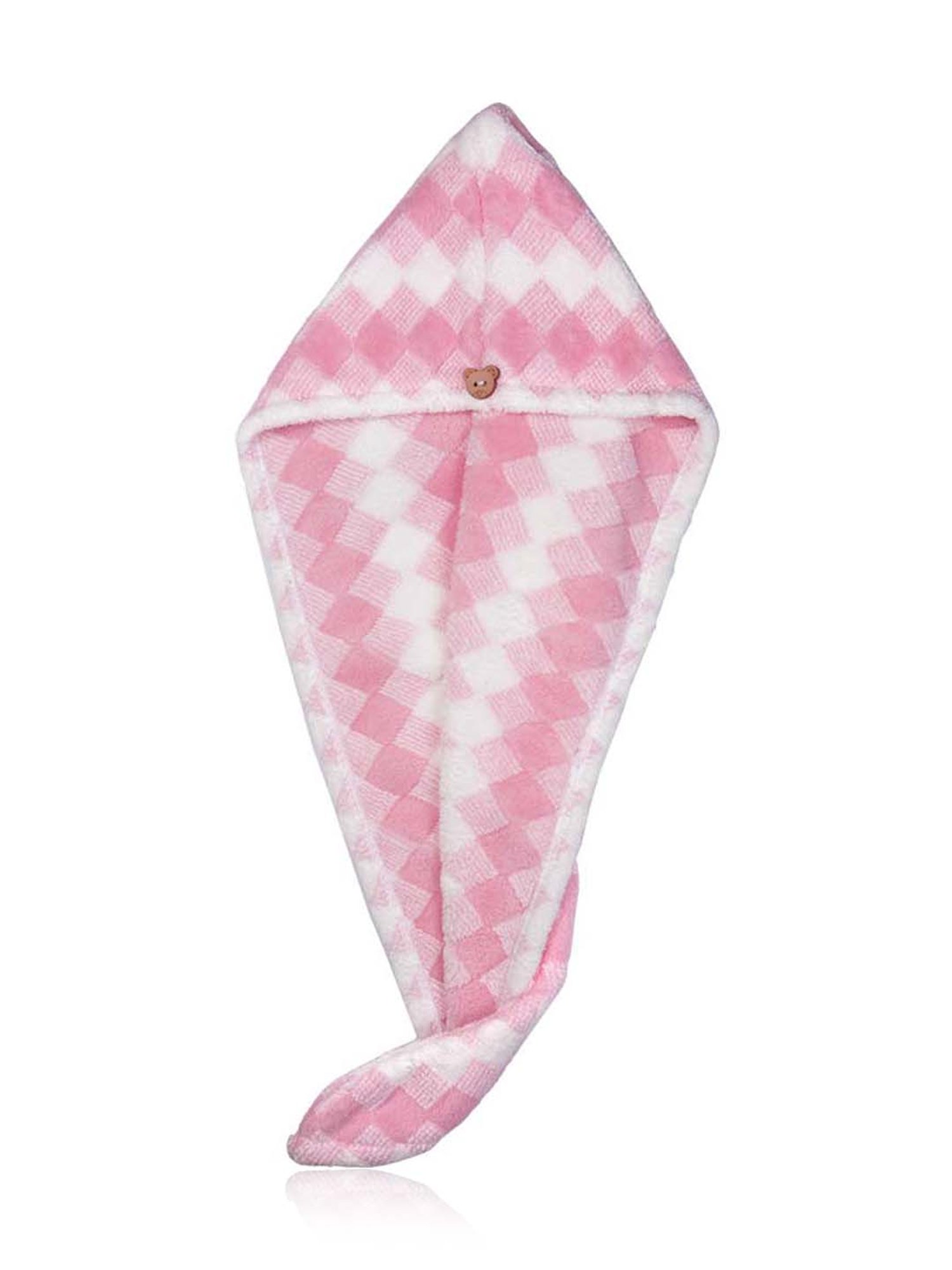 Streak Street Microfiber Hair Wrap Towel Gradient Pink