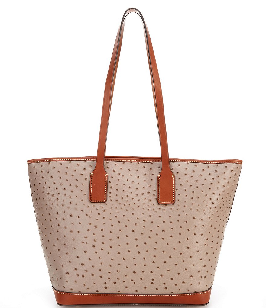 Dooney & Bourke Ostrich Collection Leather Tote Bag