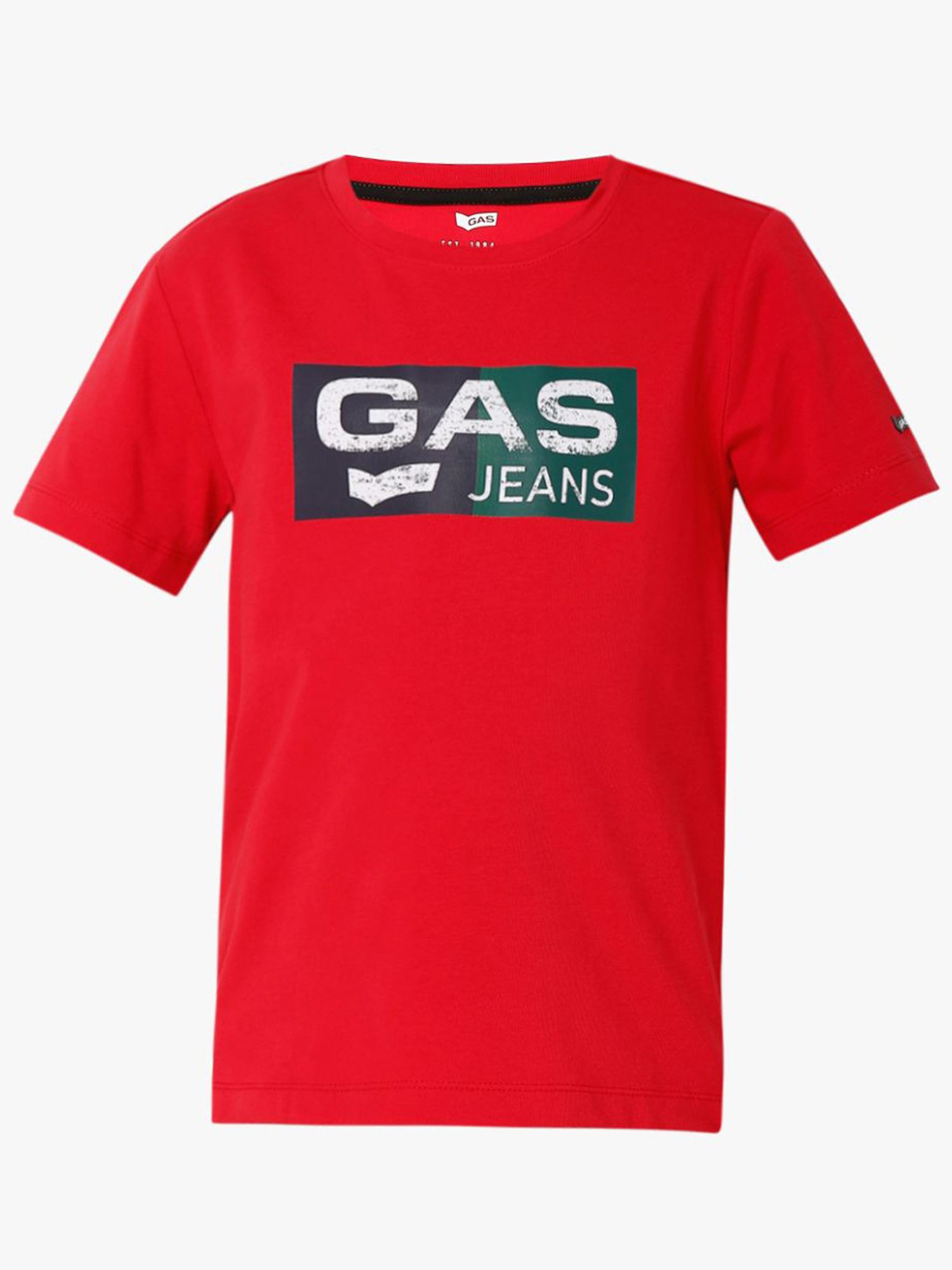 GAS KIDS Red Printed T-Shirt