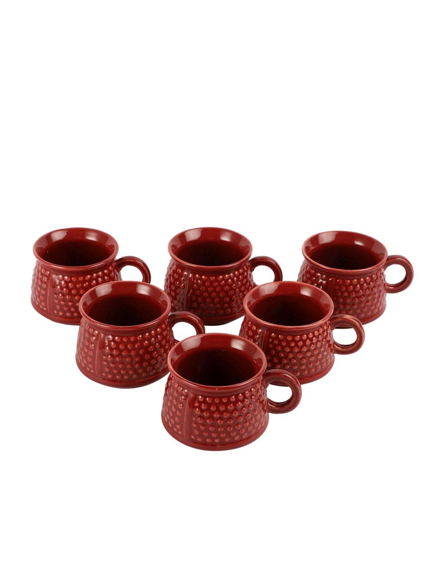 Cello White Opalware Cup (0.18 L) - Set of 6