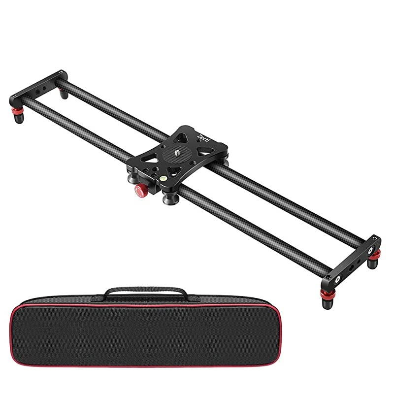 Camera Slider Newest Adjustable Carbon Fiber Camera Dolly Track Slider Video Stabilizer RailMax Load 8kg18lbs with 4 Bearings for Camera DSLR Video Movie Photography Camcorder Stabili 236quot