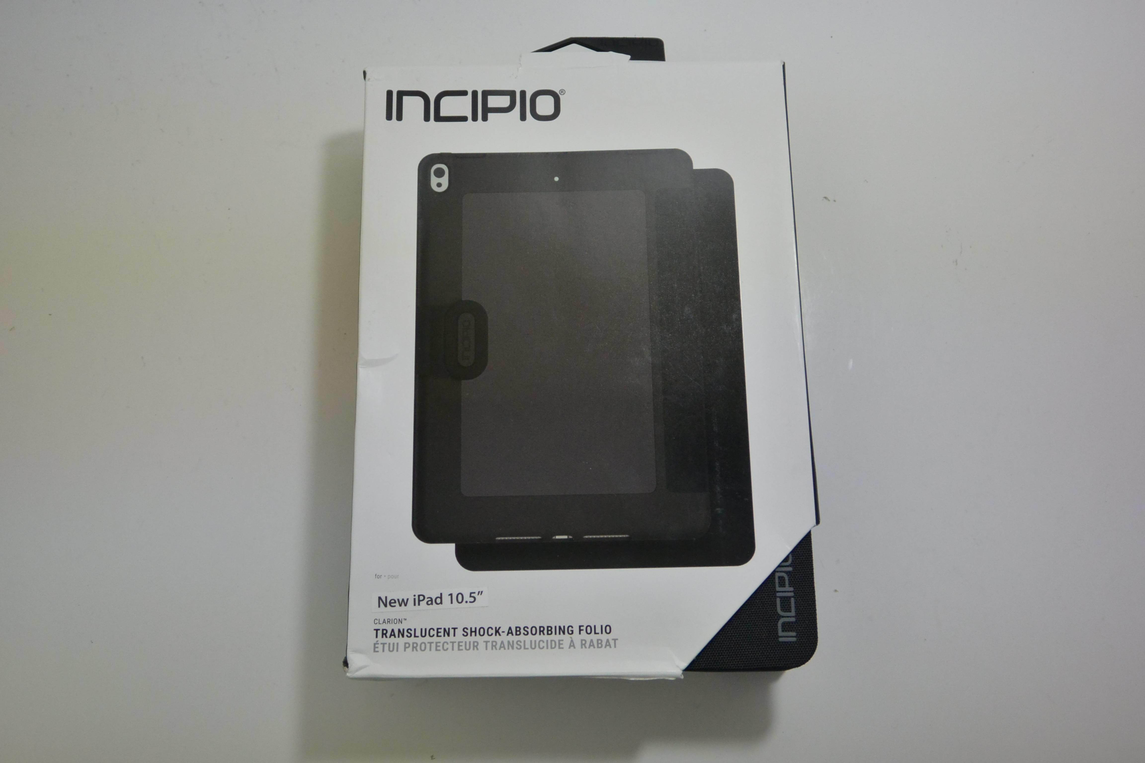 Incipio Clarion iPad Pro 10.5 (2017) Folio Case with Leather Front Cover and Translucent Back for iPad Pro 10.5 (2017) - Black