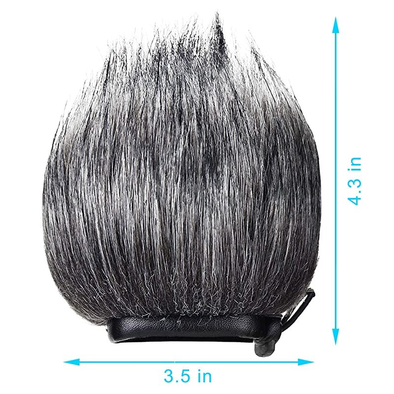 Zoom H1n Recorder Furry Outdoor Windscreen Muff Pop FilterWind Cover Shield Fits Zoom H1n H1 Handy Portable Recorder