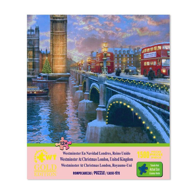 Wuundentoy Gold Edition: Westminster at Christmas London Jigsaw Puzzle - 1500pc