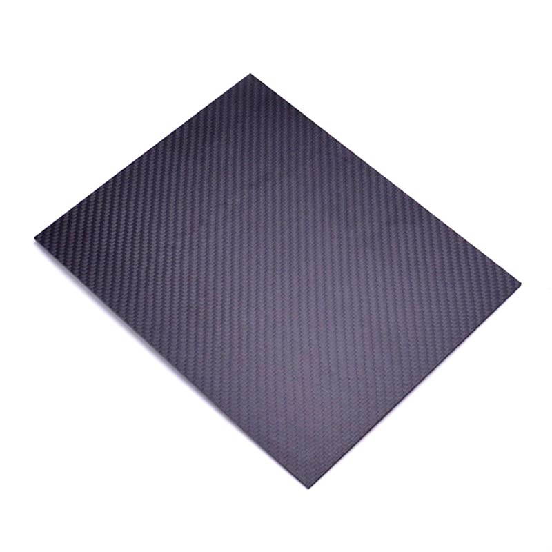 Carbon Fiber Plate Panel Sheets 200mm X 250mm X 2mm Thickness Pure Carbon Fiber Board