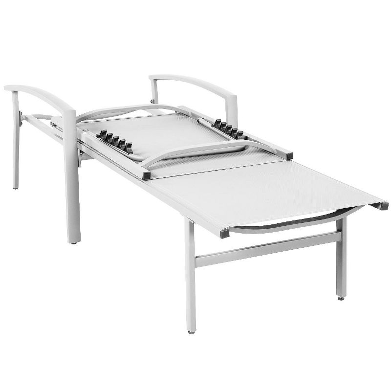 NewPort Outdoor Wicker Chaise Lounge - Dark Gray - Coaster