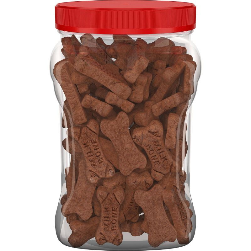 MilkBone Soft & Chewy Filet Mignon Canister Dog Treats -25oz