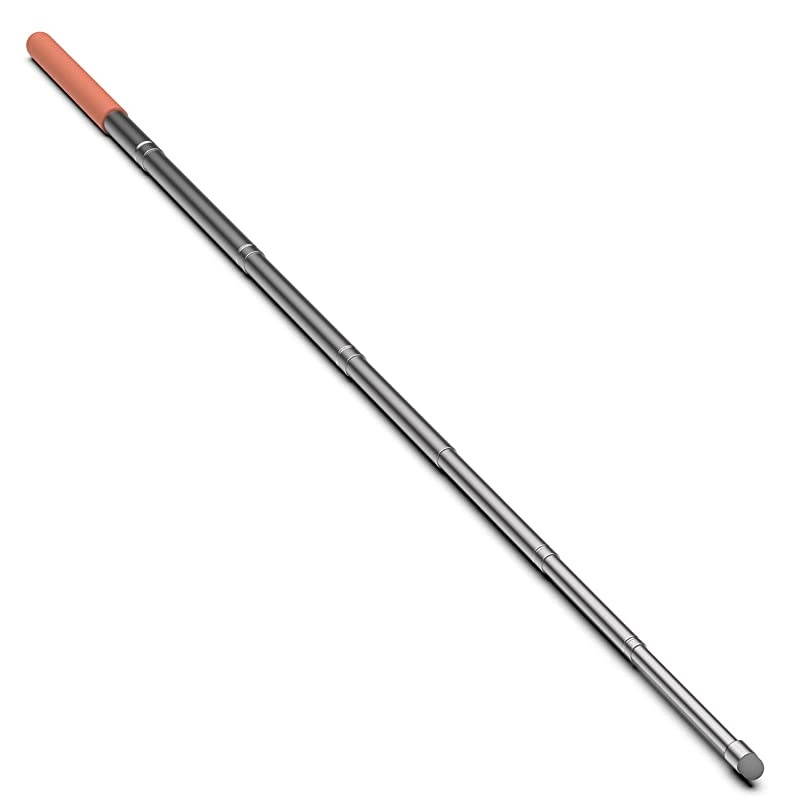 Teacher Pointer Teaching Pointer Expandable whiteboard Pointer with capacitive Screen Handwriting Function Teacher Coach Presenter Pointer Extended to 39 inches Orange