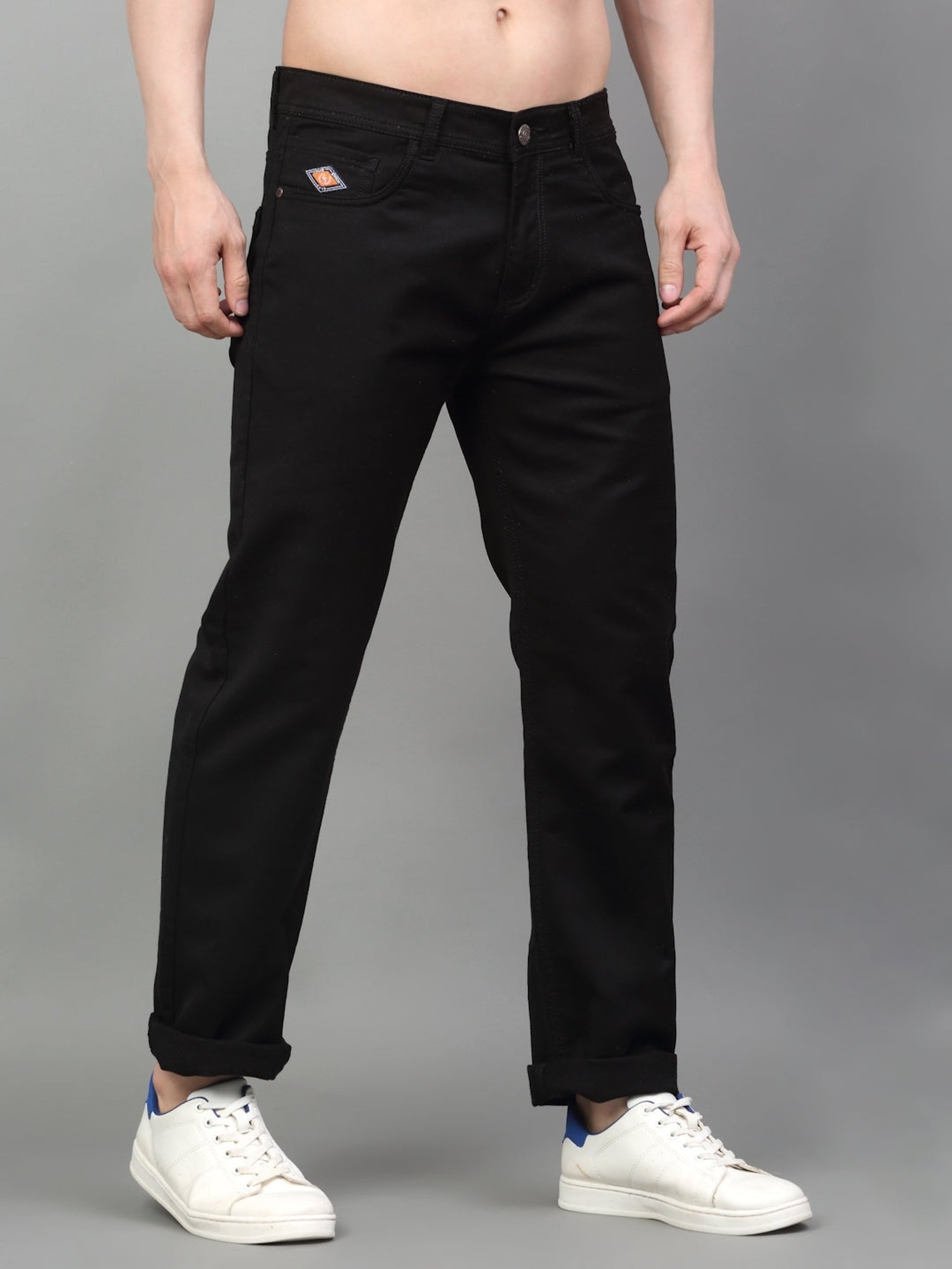Louis Stitch Black Comfort Fit Jeans