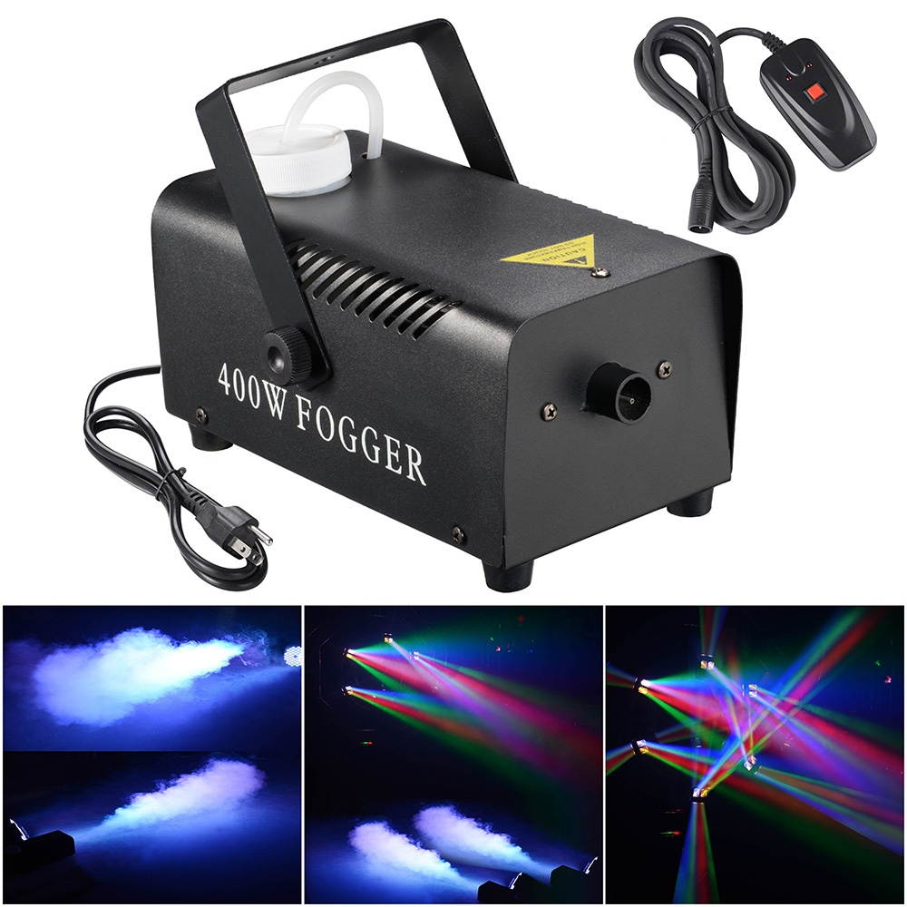 Yescom 400W Fog Machine Smoke Spray Effect with Control Panel for Party Stage Portable