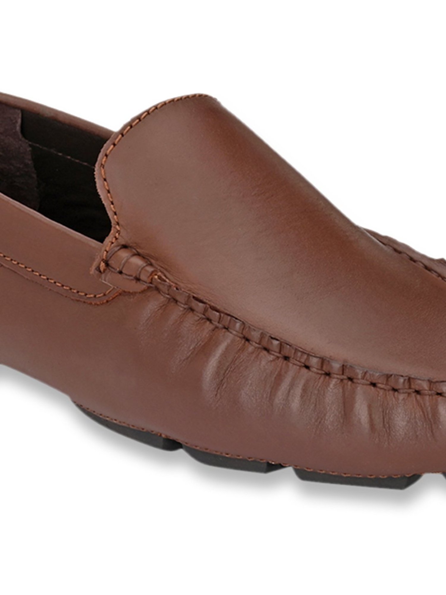 Delize Men's Brown Casual Loafers