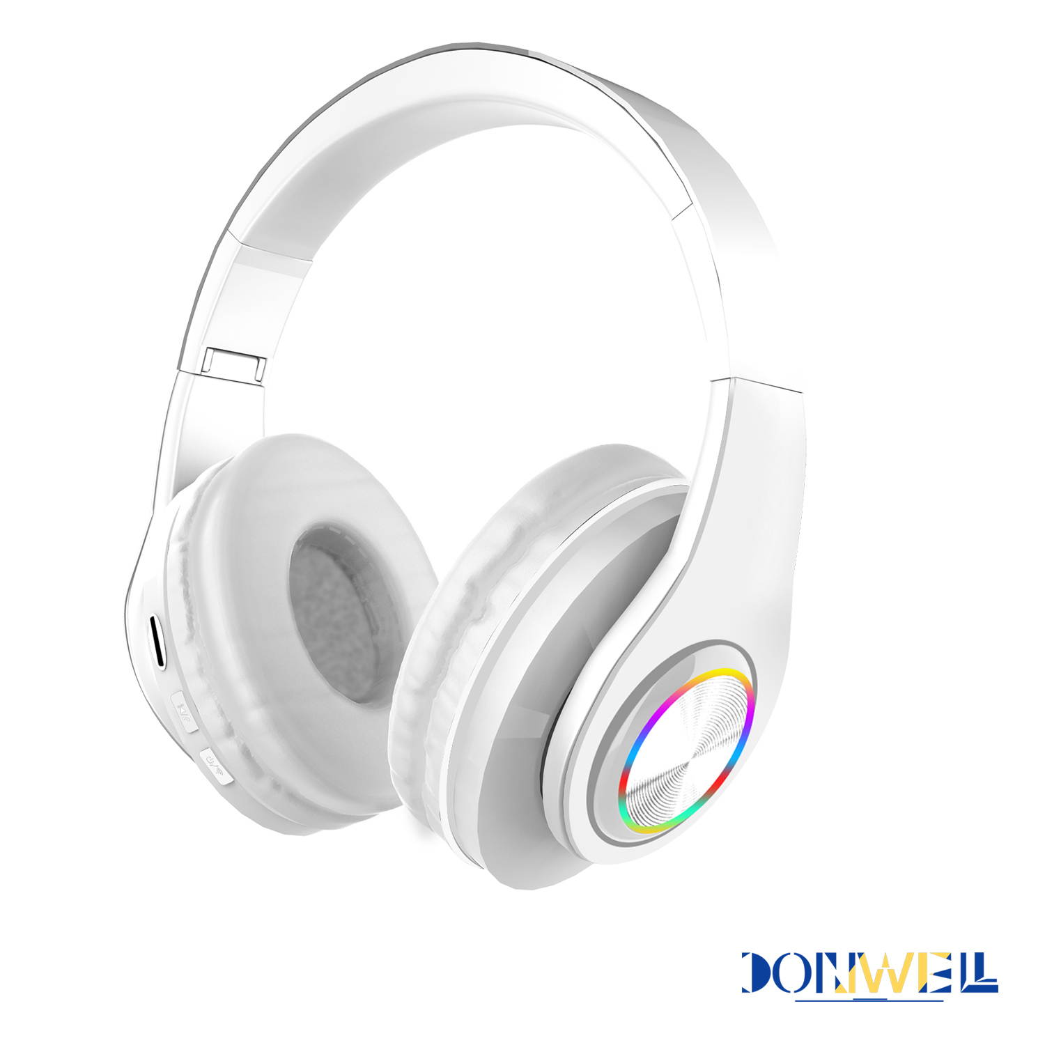 Donwell  For PS5 PS4 Xbox One PC Microphone Wireless Pro Gaming Headset With Mic  Foldable Headphones Wireless Headset Over Ear Noise Reduction Earphone Stereo