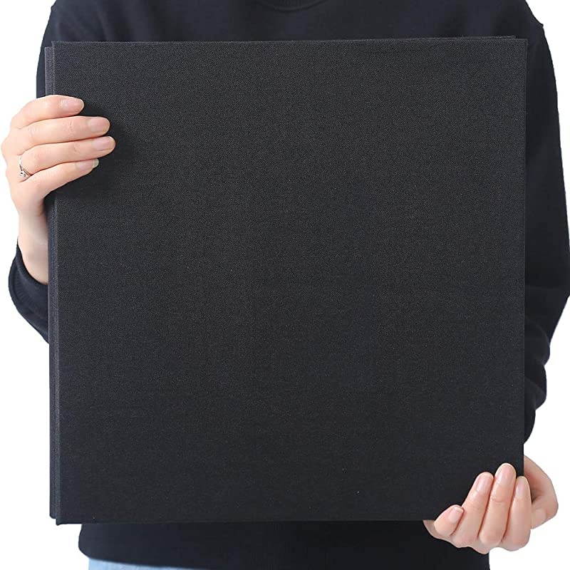 Album Self Adhesive 4x6 5x7 3x5 85x11 Scrapbook Magnetic Album DIY Scrap Book Length 13 x Width 128 Inches with A Metallic Pen