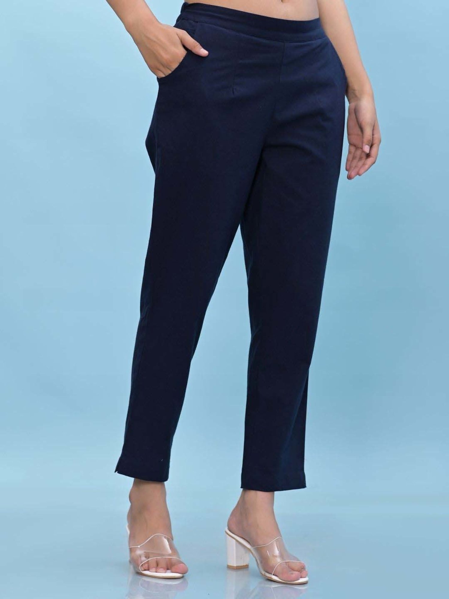 Juniper Navy Cotton Pants